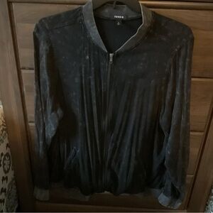 Torrid Charcoal Zip-Up Jacket